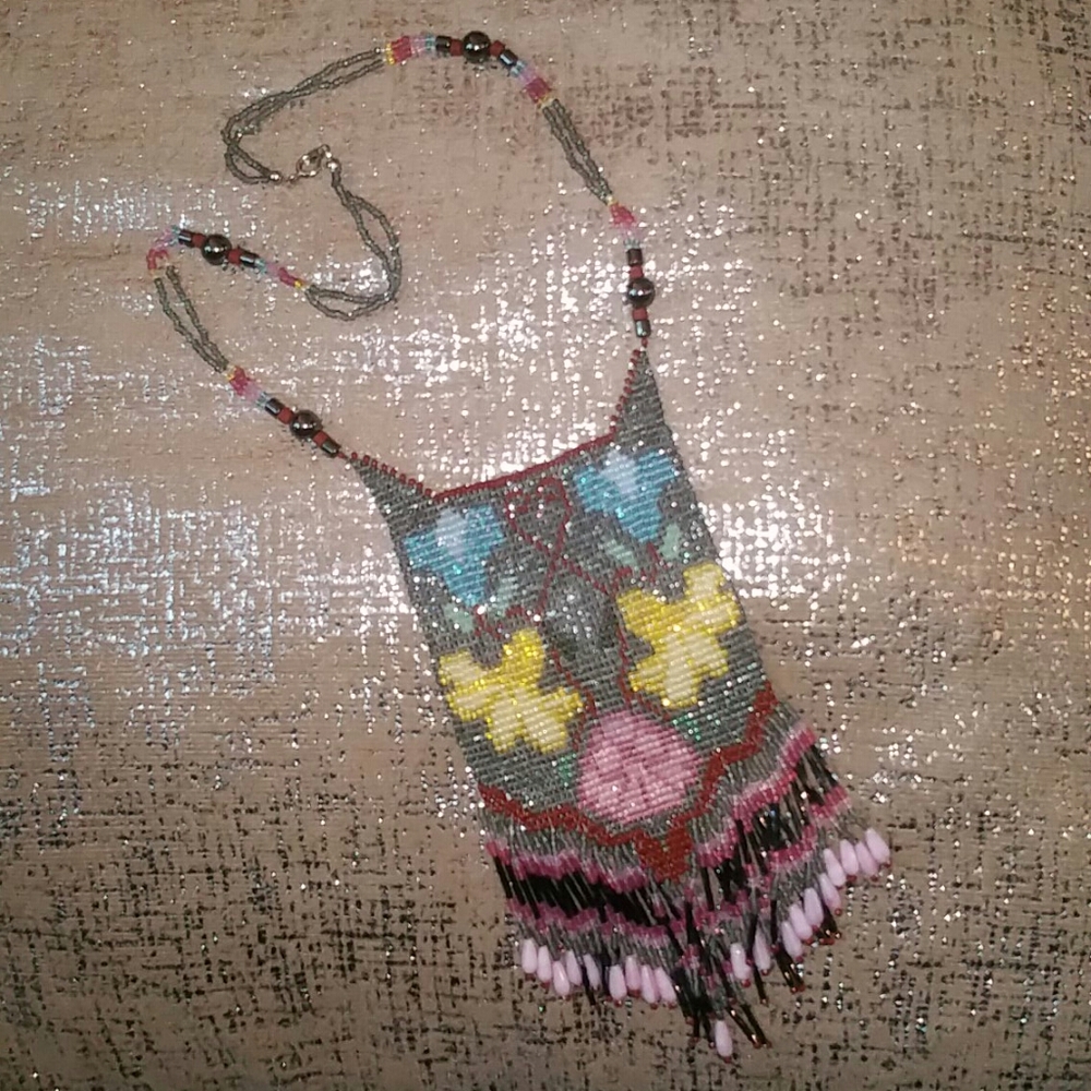 Handmade beaded necklace